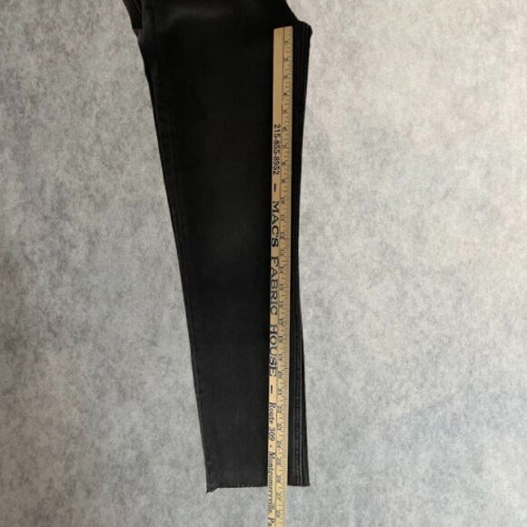 RE/DONE 90s High Rise Ankle Crop Womens Size 29 Reworked Levis Black Denim NEW! - Picture 14 of 15